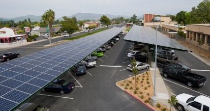 Solar parking saves.